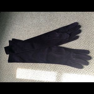 Ralph Lauren Purple Label Womens Long Suede gloves